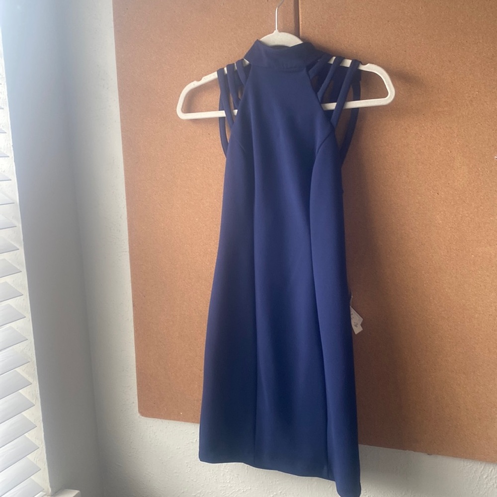 B. DARLIN Navy Strappy Dress